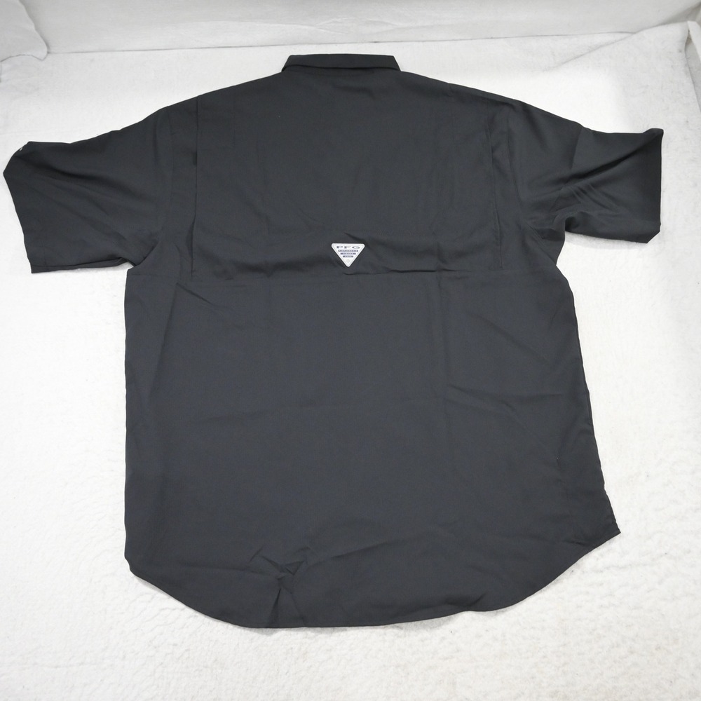 Columbia PFG Fishing Shirt Men XLT NEW Regular Black Alabama Crimson Tide XT7417 - Picture 12 of 16